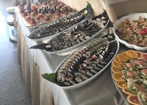 Easy vacation a buffet